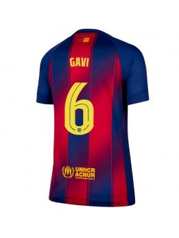 Barcelona Paez Gavi #6 Replika Hemmakläder Dam 2025-26 Kortärmad